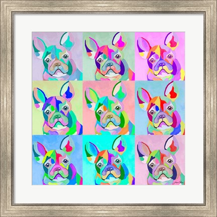 Framed Pup Art Print
