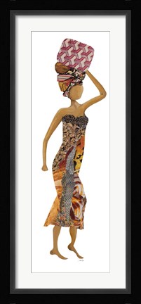 Framed Xhose Woman of Pottery II Print