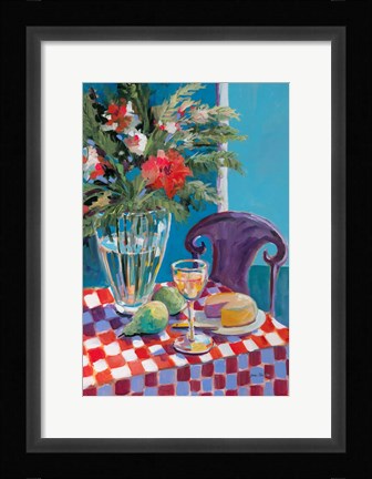 Framed Table For One Print