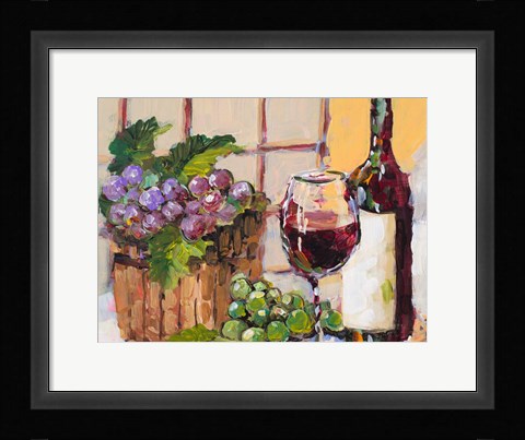 Framed Classic Wine Still Life Print