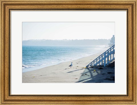 Framed Beach Stroll Print