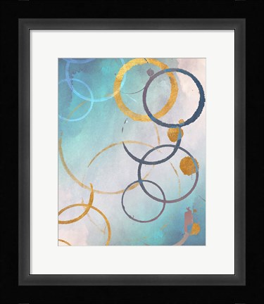 Framed Color Rings Print