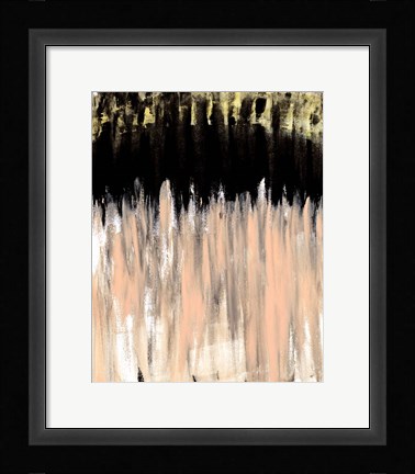 Framed Shell Beige Ends Print