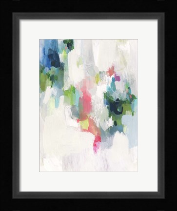 Framed Raspberry &amp; Teal II Print