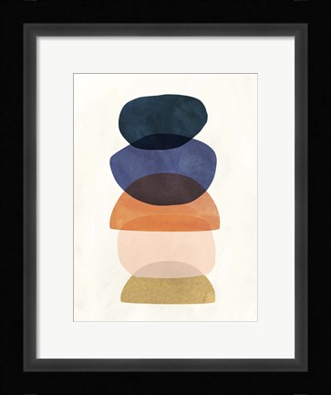 Framed Mod Pods I Print