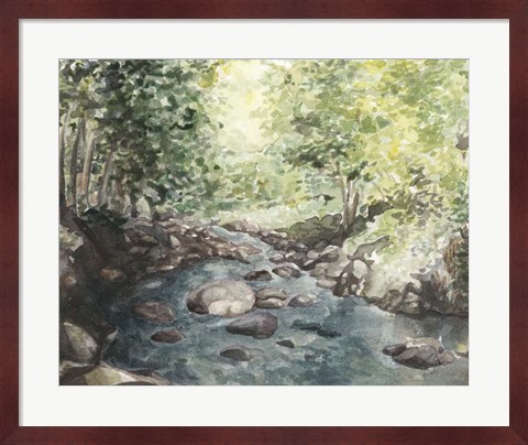 Framed Virginia Woods IV Print