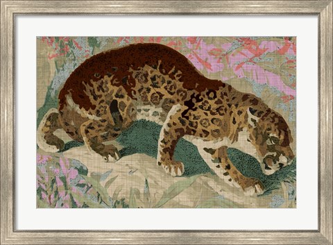 Framed Concrete Jungle Cat I Print