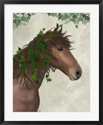 Framed Horse Chestnut with Ivy Print