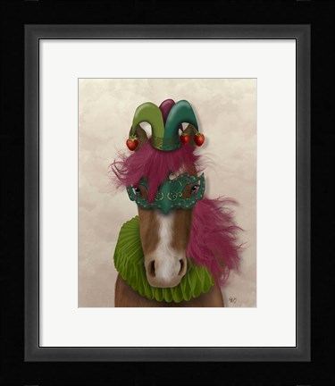 Framed Horse Strawberry Fool Print
