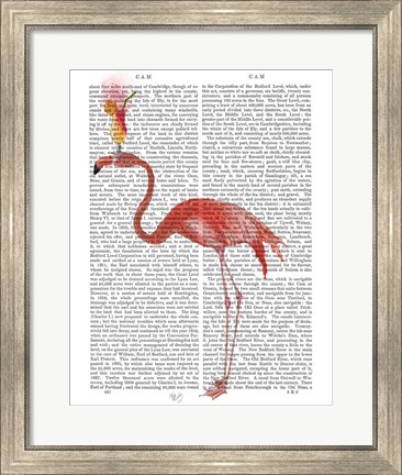 Framed Flamingo and Cocktail 4 Print