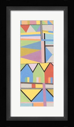 Framed Flag Structure I Print