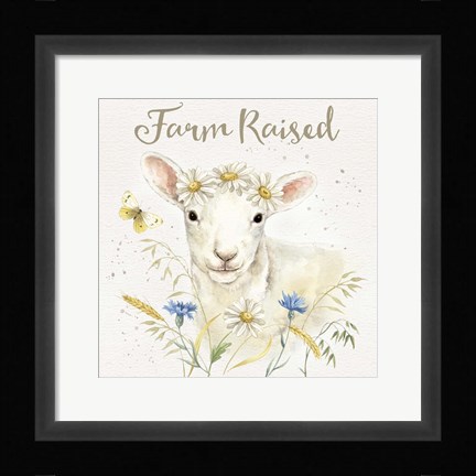 Framed Nostalgic Farm V Print