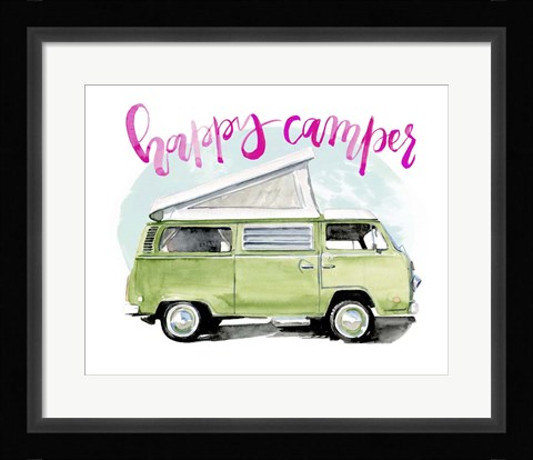 Framed Summer Vacation I Print