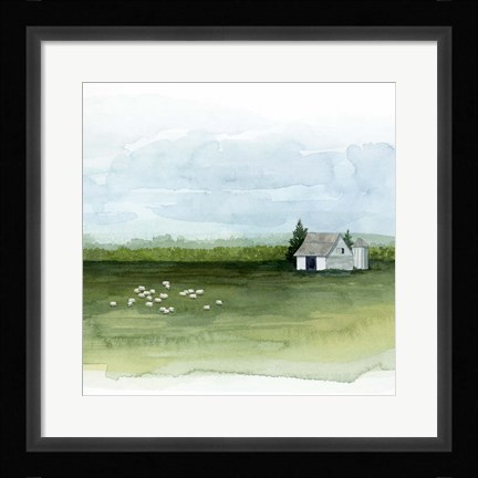 Framed Delilah's Farm II Print
