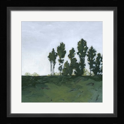 Framed Northern Coppice II Print