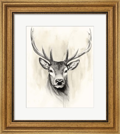 Framed Timberland Animals I Print