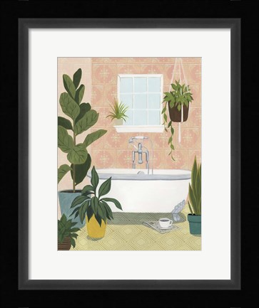 Framed Bathtub Oasis II Print