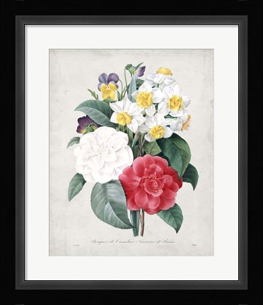Framed Bouquet III Print