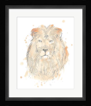 Framed Blush Savannah III Print