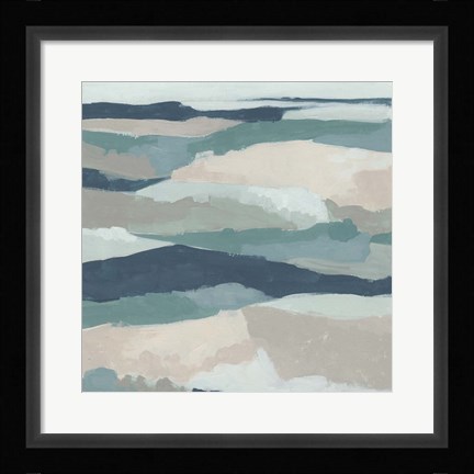 Framed Blue Vista II Print
