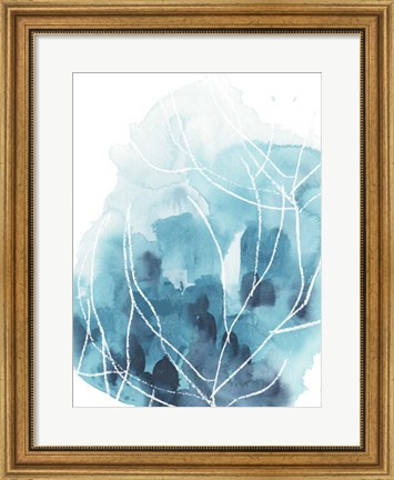 Framed Abstract Coral I Print