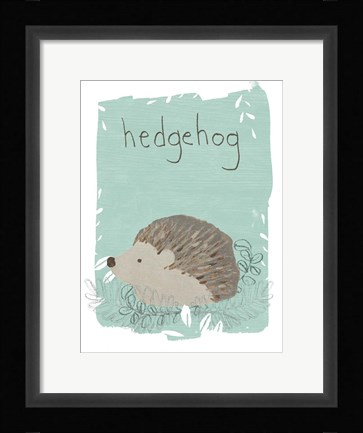 Framed Critter Cameo I Print