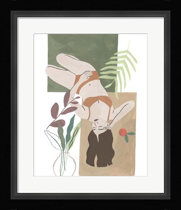 Framed Lying Woman IV Print