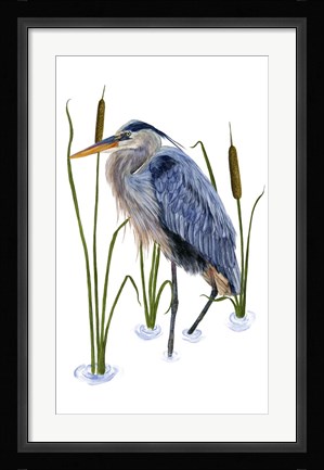 Framed Beside the Lake I Print