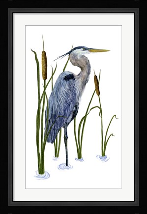 Framed Beside the Lake II Print