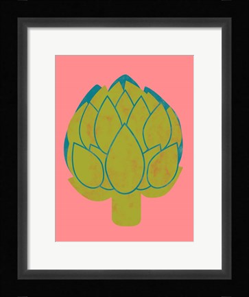 Framed Veggie Party I Print