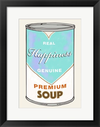 Framed Happiness Soup Print