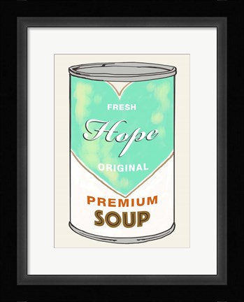 Framed Hope Soup Print