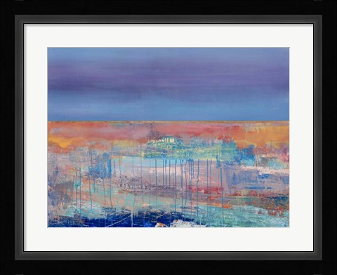 Framed Riflessi della Sera Print