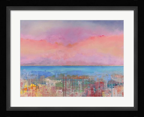 Framed Tramonto Infinito Print