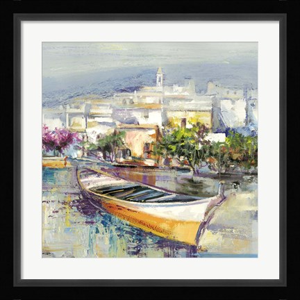 Framed Paese Mediterraneo (detail) Print