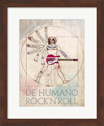 Framed De Humano Rock&#39;n&#39;roll Print