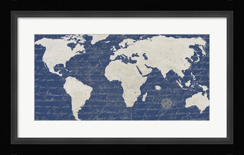 Framed Geo Blueprint Special Print