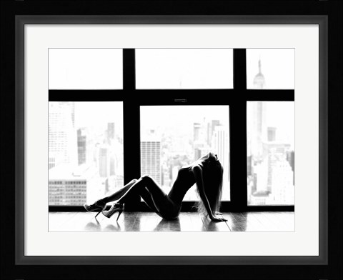 Framed Up in the sky (Manhattan) Print