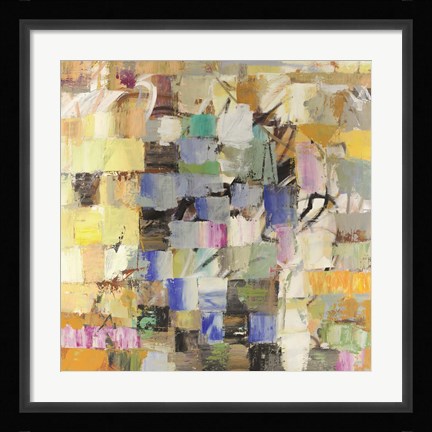 Framed Concetti Dimensionali Print