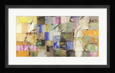 Framed Concetti Dimensionali (detail) Print