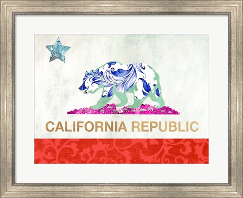 Framed California Pop Print
