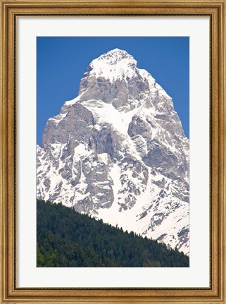 Framed Mount Ushba, Svaneti, Georgia Print