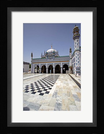 Framed Shrine Of Shah Abdul Latif Bhittai, Bhit Shah, Sindh, Pakistan Print