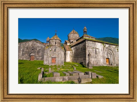 Framed Haghpat Monastery, Unesco World Heritage Site, Debed Canyon, Armenia Print