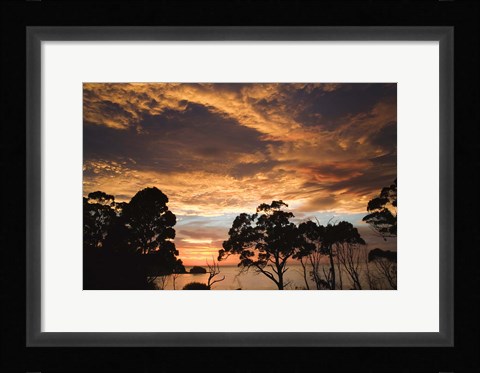 Framed Australia, Tasmania, Freycinet, Sunrise Print