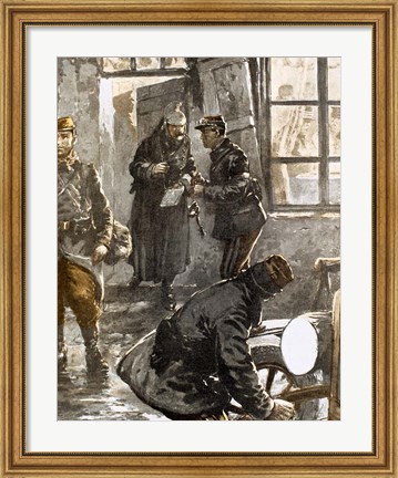 Framed World War I (1914-1918) Generals Joffre And French Studying The Progress Of Operations Print