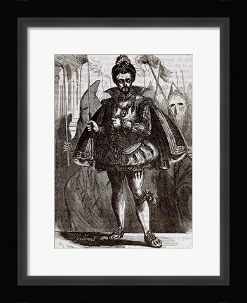 Framed HENRY III Of France (1551-1589) Print
