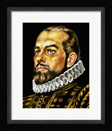 Framed PARE, Ambroise (Bourg-Hersent, H1509-Paris, 1590) Print