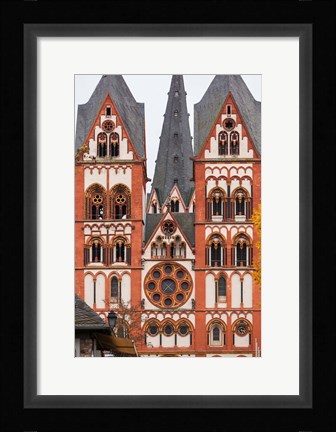 Framed Germany, Hesse, Limburg An Der Lahn, St Georgsdom Cathedral, 13th Century Print