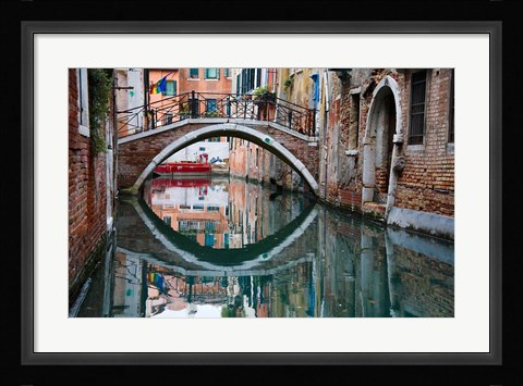 Framed Italy, Venice, Canal Print